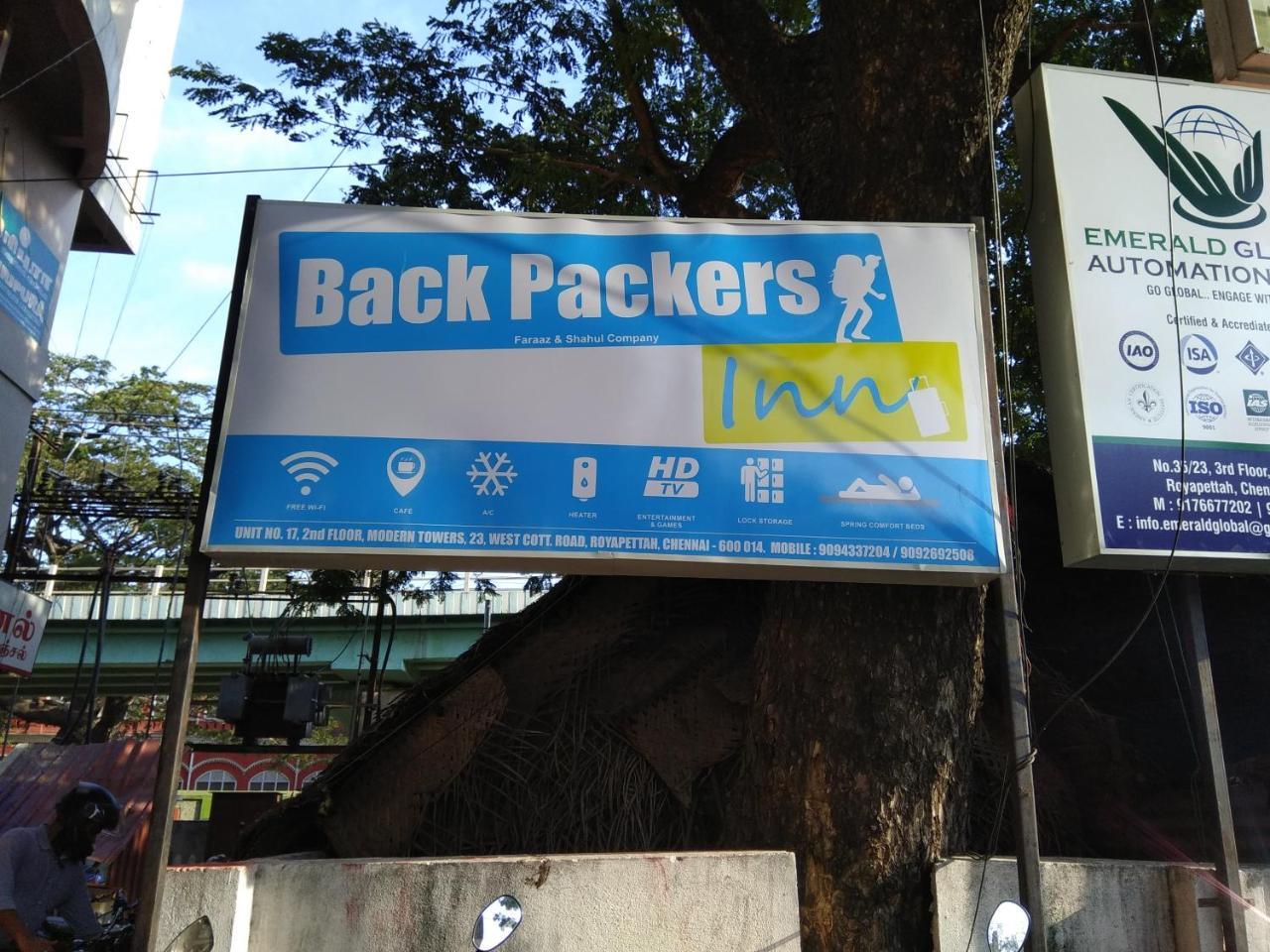 Backpackers inn Chennai Exteriör bild